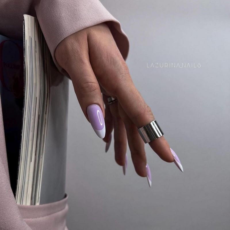 Модный маникюр на миндалевидные ногти 2024-2025: неповторимые тренды дизайна
